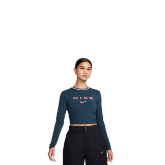 NIKE W NSW LS SLIM CRP TEE OC